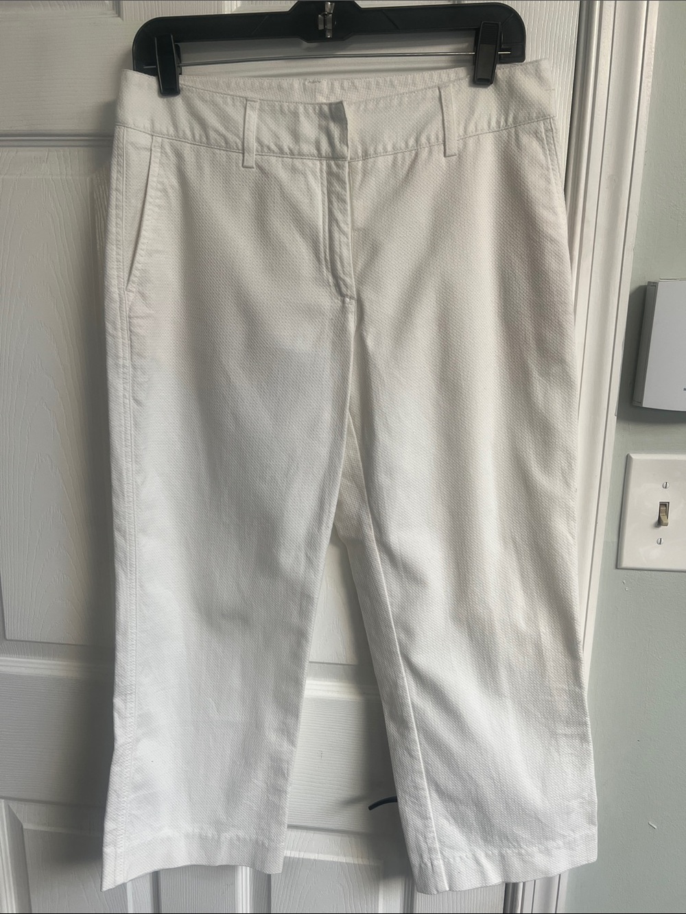 Lilly Pulitzer White Cropped Ankle Pants